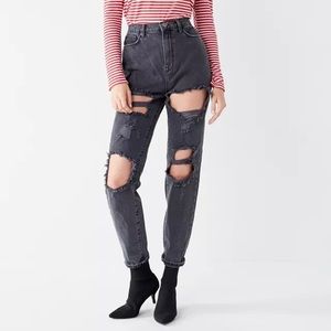 Urban Outfitters BDG High-Rise Distressed Vintage-Inspired Mom Jeans